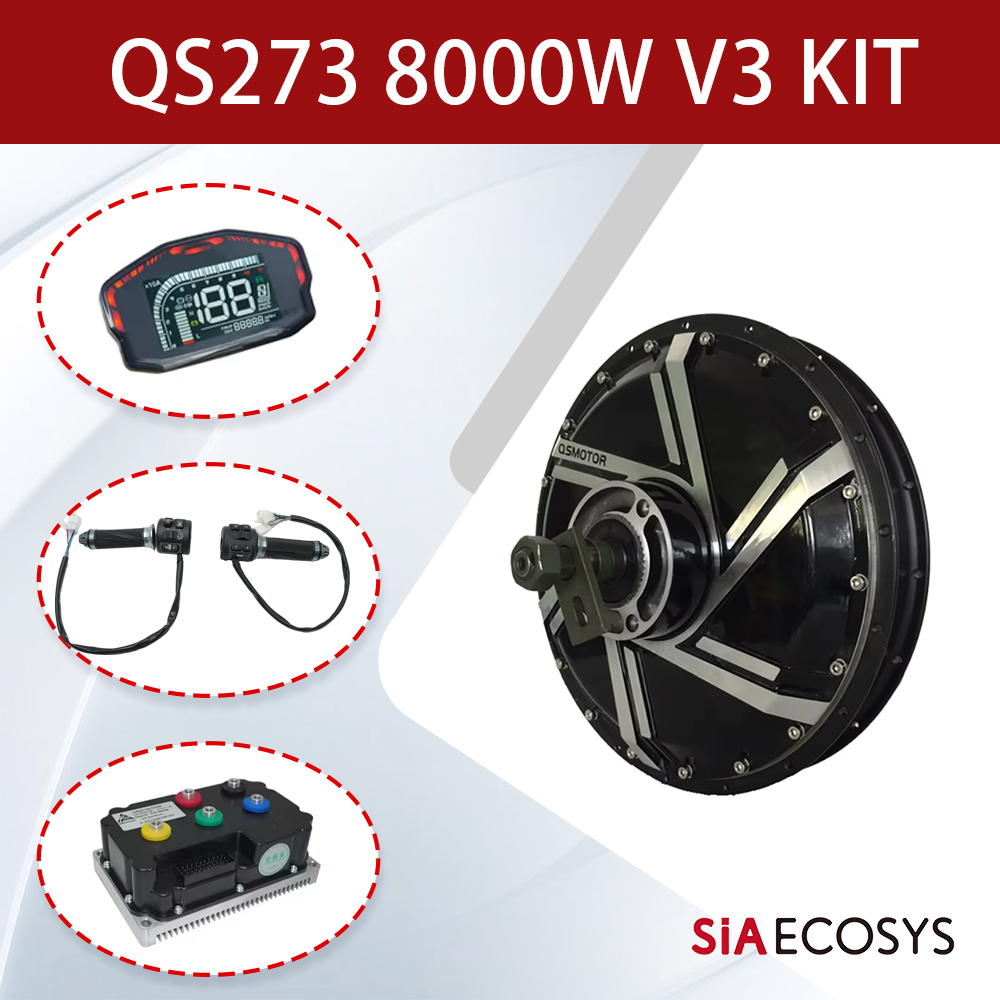 Qs273 Hub Motor 8000W 72V - Kit de Motor QSMOTOR QS273 V3