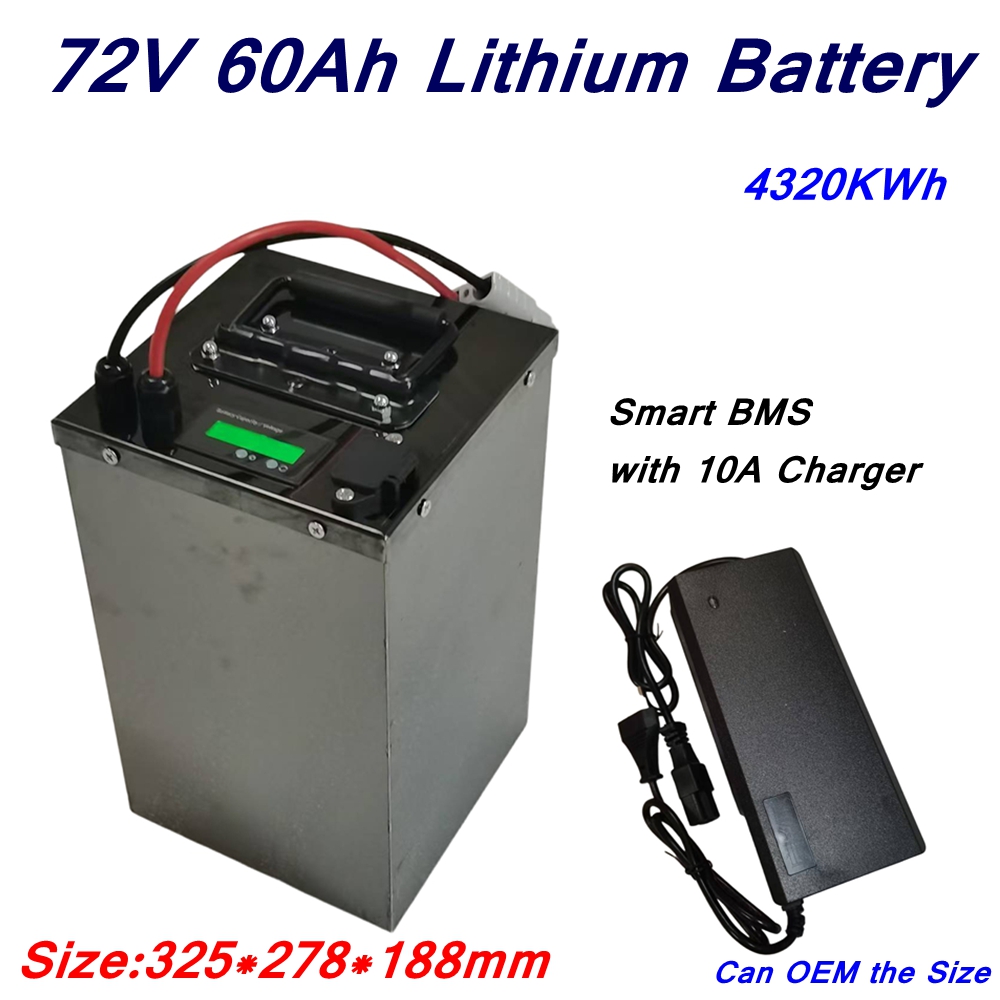 72V 60Ah Lifepo4 Battery Pack - Paquete de batería de polímero de
