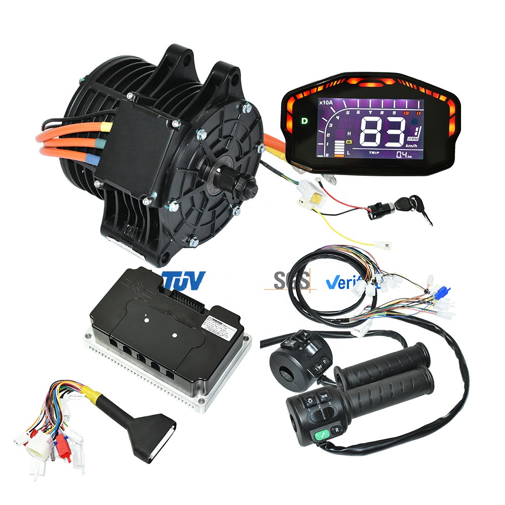 Motor PMSM de Rotor Interno de - Mid Drive Motor Kit 72V 3000W reseña y precio
