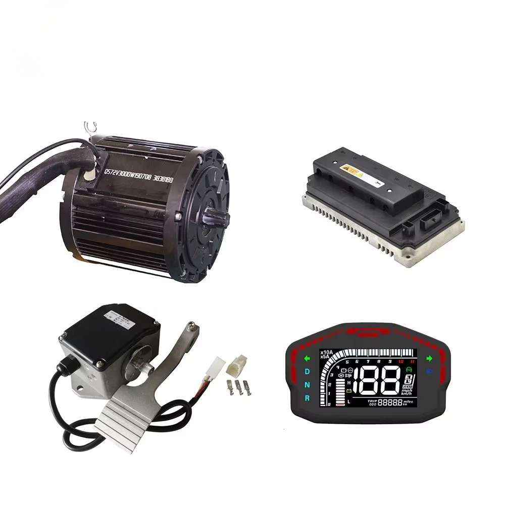 Kits de tren motriz con motor  - Mid Drive Motor Kit 72V 3000W reseña y precio