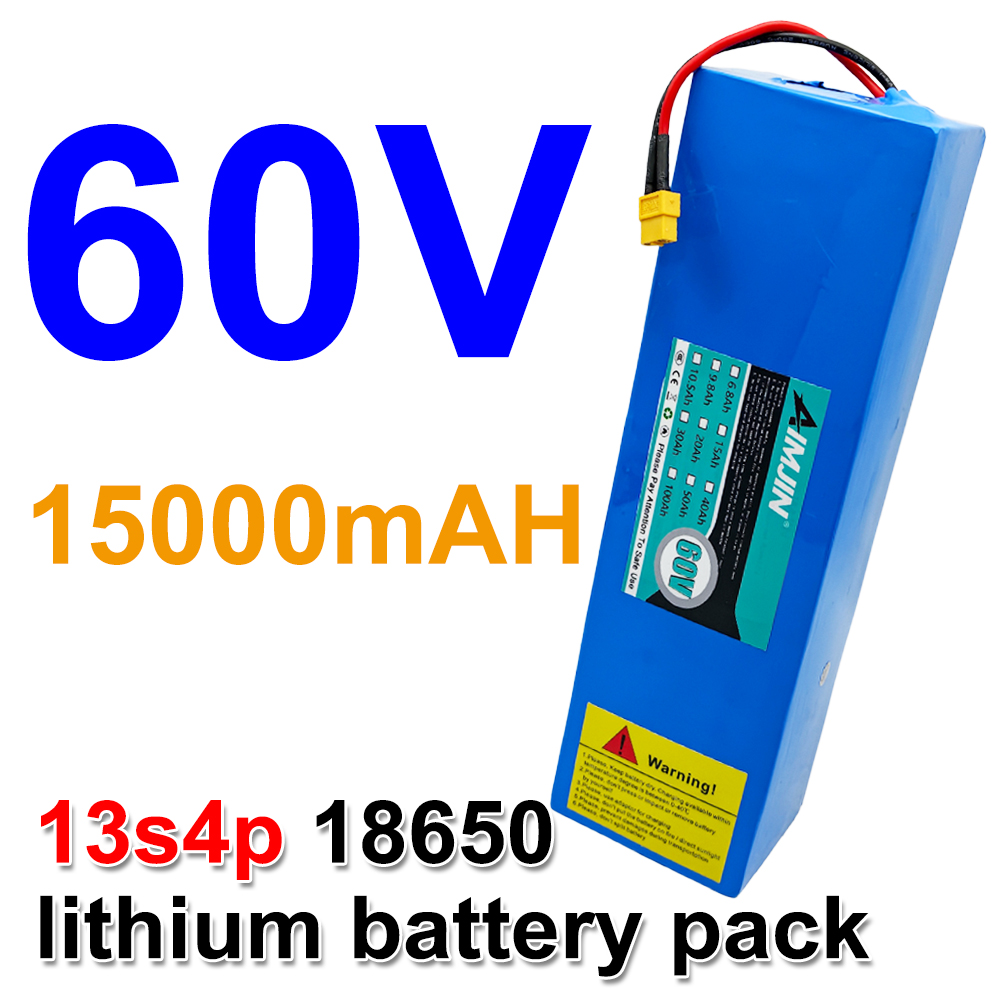 Batería de 60V 15000mAH 18650  - 60V 30Ah Electric Scooter Battery reseña y precio