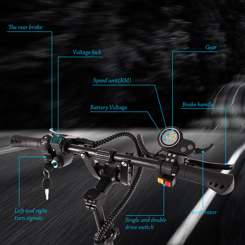 Patinete Eléctrico para Adulto - 60V 5600W Dual Motor Electric Scooter reseña y precio